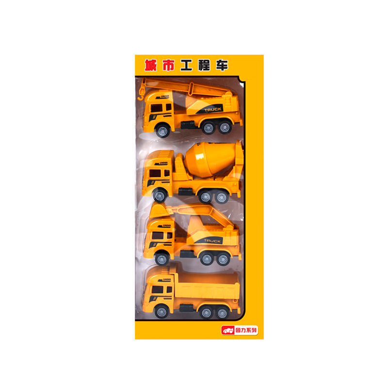 Set de Vehículos de Ingeniería para Niños: ¡Construye Aventuras Sin Fin! (Camión de Bomberos, Excavadora, Grúa)