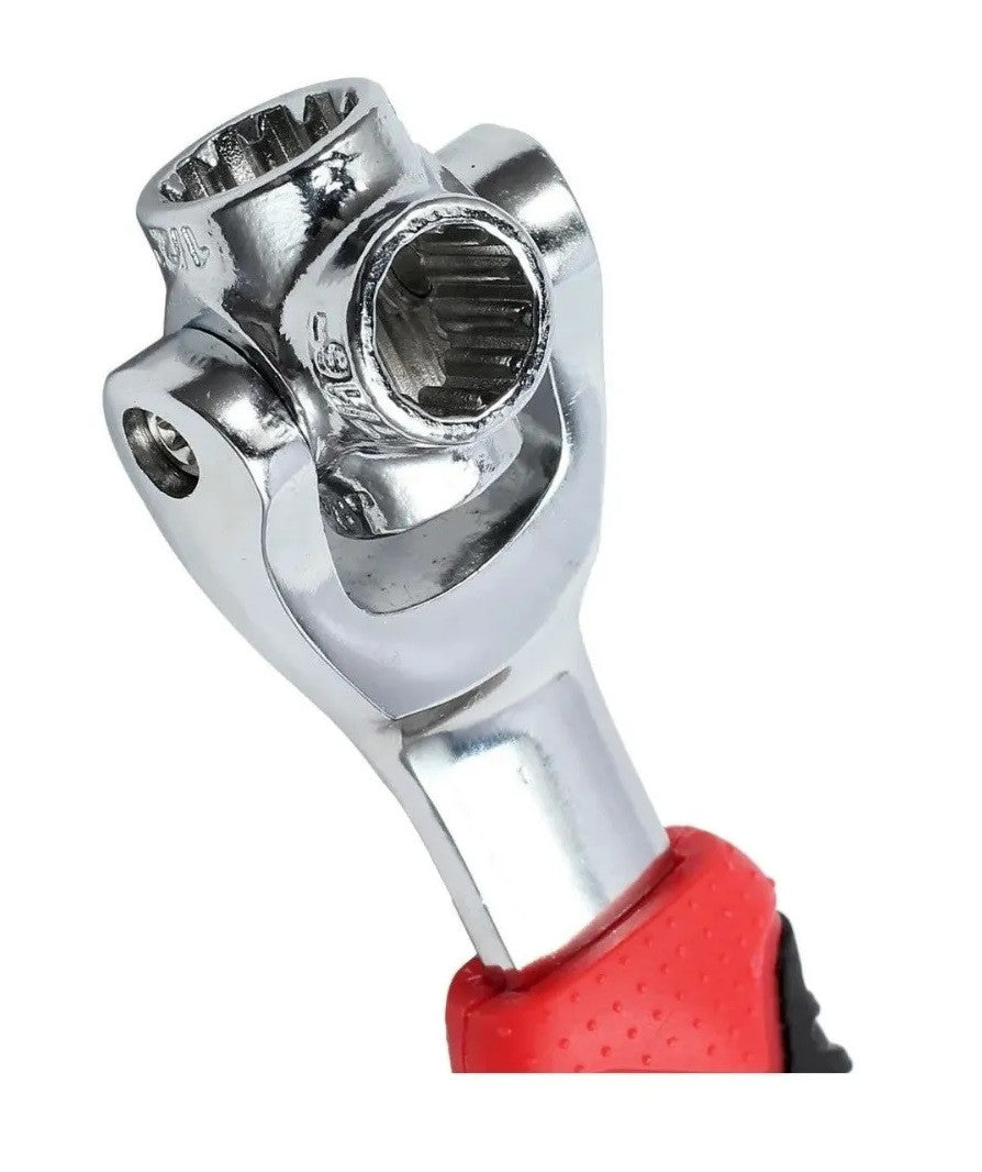 Llave Universal Multifunción 4-8 en 1 con Cabezal Giratorio 360°: ¡La Herramienta Todo en Uno para Cualquier Trabajo!