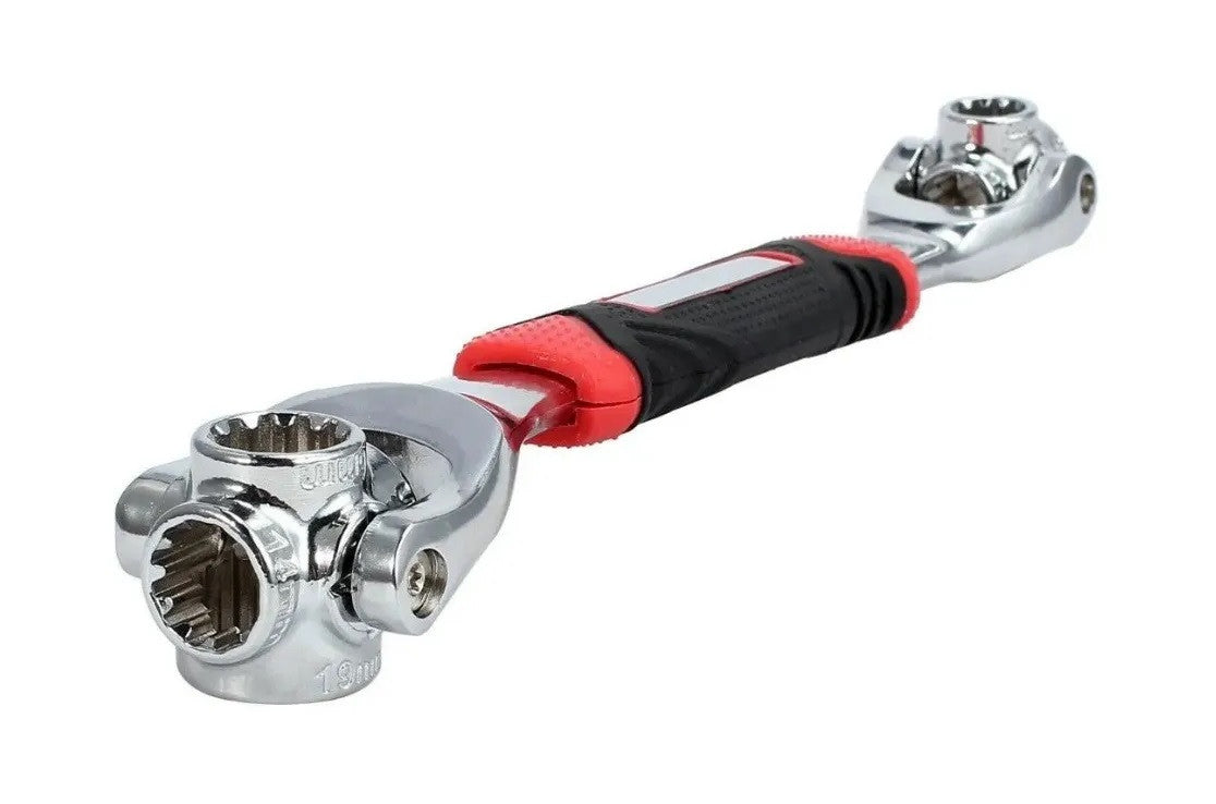 Llave Universal Multifunción 4-8 en 1 con Cabezal Giratorio 360°: ¡La Herramienta Todo en Uno para Cualquier Trabajo!