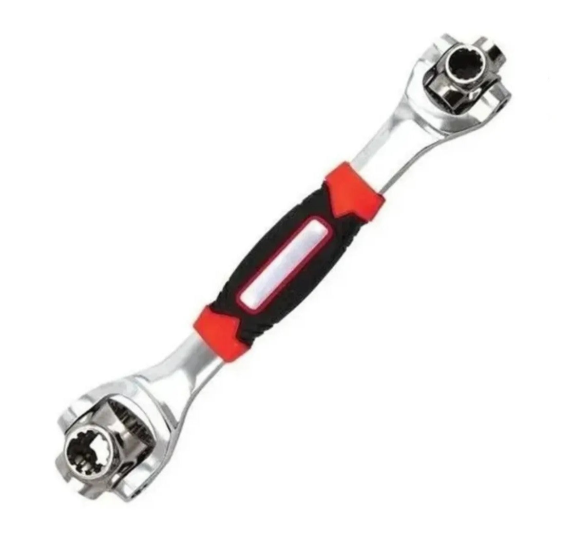 Llave Universal Multifunción 4-8 en 1 con Cabezal Giratorio 360°: ¡La Herramienta Todo en Uno para Cualquier Trabajo!
