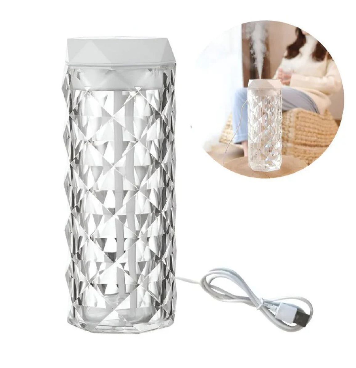 Lampara Humidificador Difusor Purificado