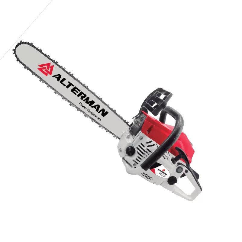 Motosierra a Gasolina 2T 52cc Espada 20" (50cm) Alterman: ¡Potencia y Rendimiento para Tareas Exigentes!