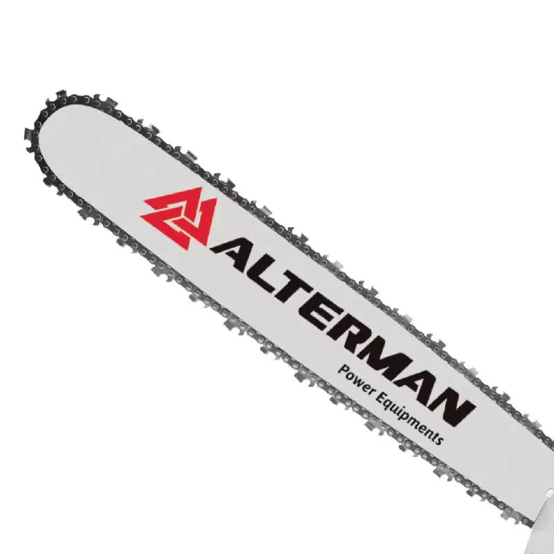 Motosierra a Gasolina 2T 52cc Espada 20" (50cm) Alterman: ¡Potencia y Rendimiento para Tareas Exigentes!
