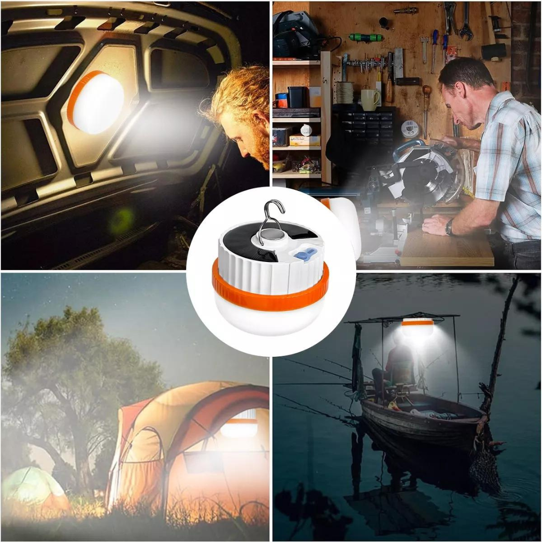 Lampara Recargable Led Solar Emergencia
