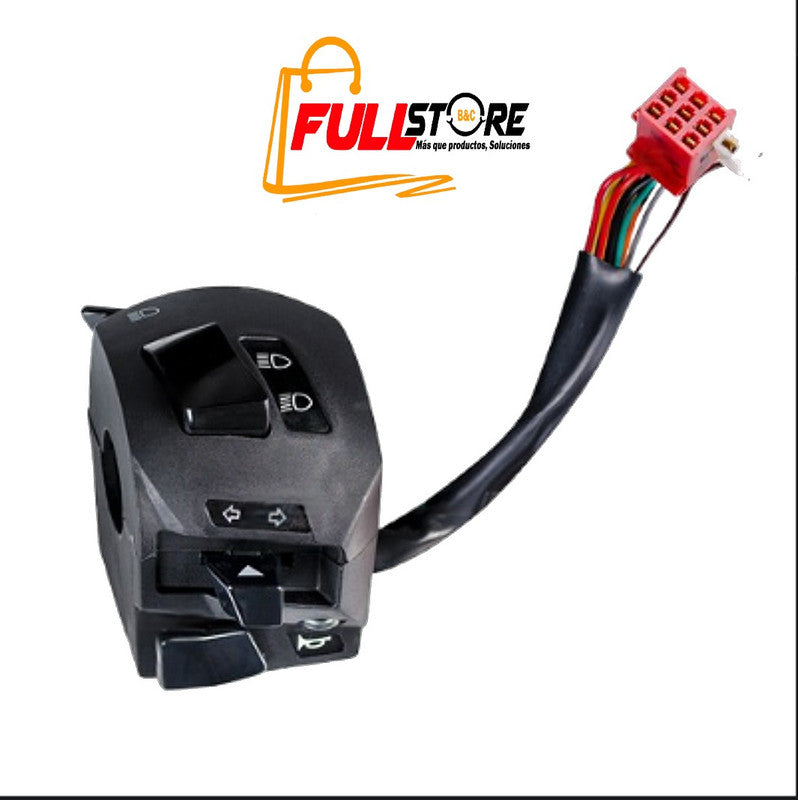 Mando / Comando Izquierdo GENUI Tipo Original para Bajaj Pulsar 135 LS, GP, Pro, R, Duo, 180 UG, GT, Pro y Pulsar 150 UG (Despacho en 4 a 5 días hábiles)