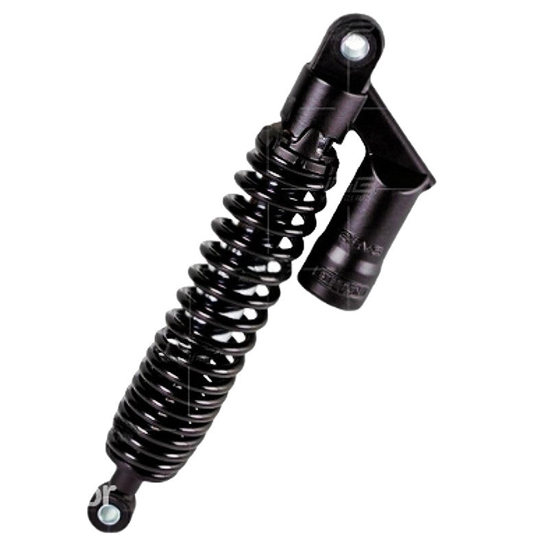 Amortiguador Trasero Nitrox REVO Tipo Original (Negro, 360mm) para Pulsar 180 UG, GT, GP, Pro, R, Neon, BSIV, Pro, 200, 220 y Discover 125 UG (Freno Disco) (Despacho en 4 a 5 días hábiles)