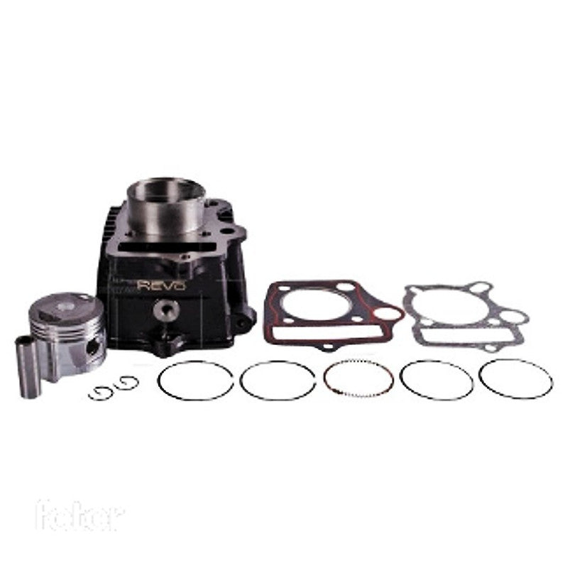 Cilindro Completo Negro para Motocicleta Honda C 90 - Marca REVO (Tipo Original) (Despacho 4 a 5 días hábiles)