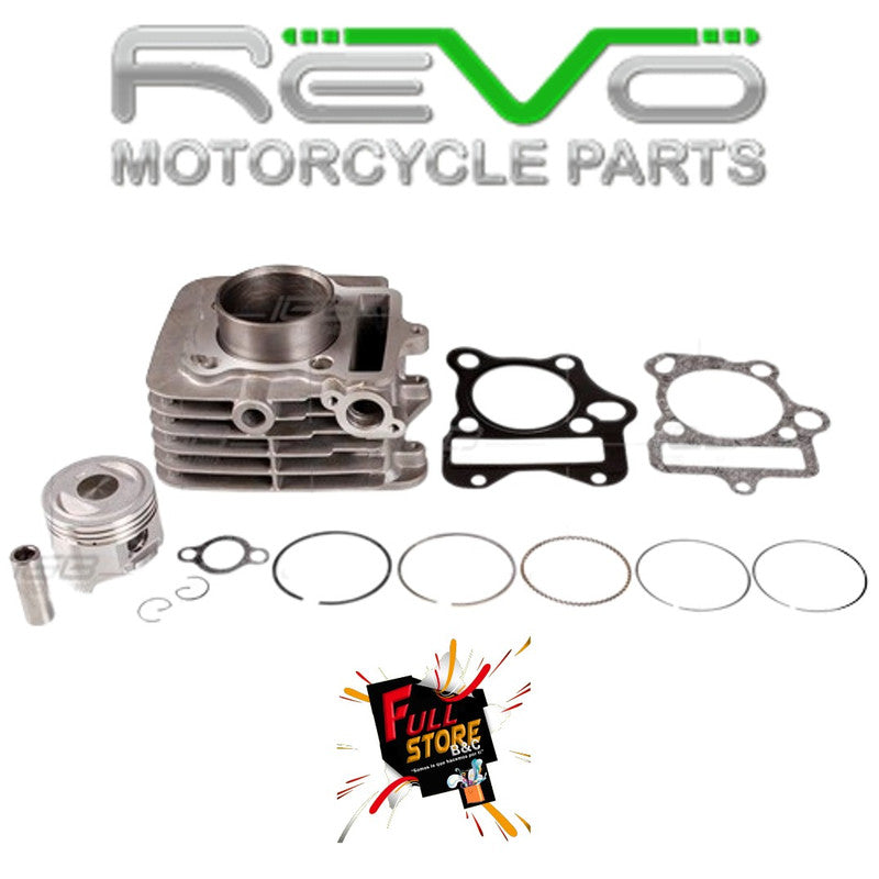 Cilindro Completo Gris para Motocicleta Suzuki Vivax 115 - Marca REVO (Tipo Original) (Despacho 4 a 5 días hábiles)