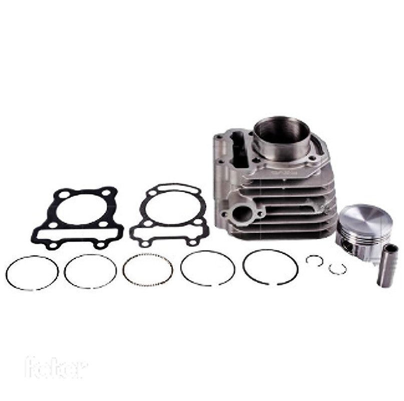 Cilindro Completo Gris para Motocarro Bajaj RE 205D, RE 175 - Marca REVO (Tipo Original) (Despacho 4 a 5 días hábiles)