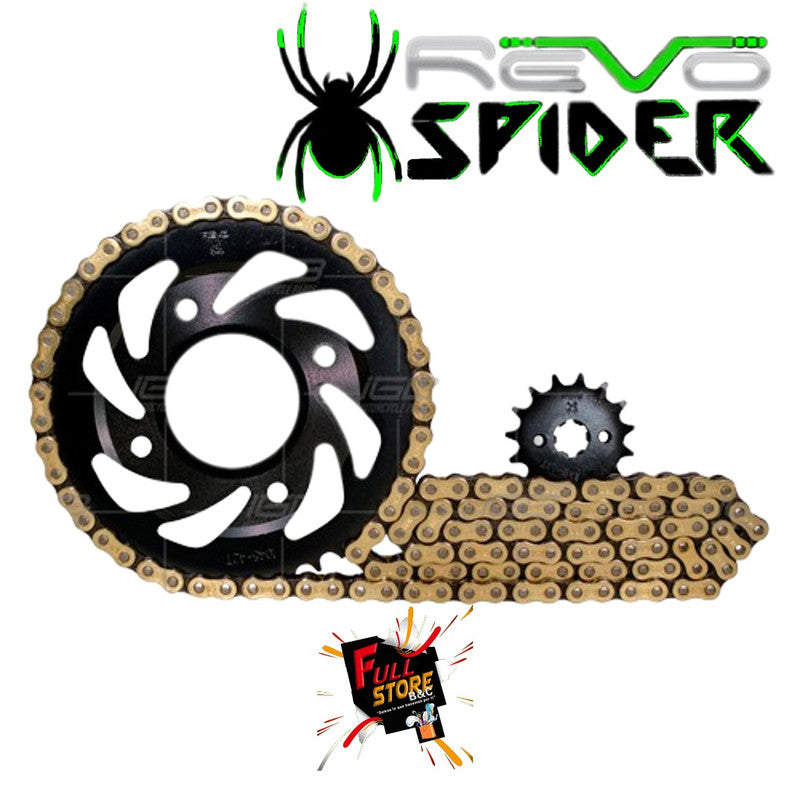 Kit Arrastre 14x42 (428H-120) Hero Eco Deluxe KS, ES , EURO II, Splendor NXG , EURO II - REVO SPIDER (Alta Durabilidad y Diseño) (Despacho 4 a 5 días hábiles)