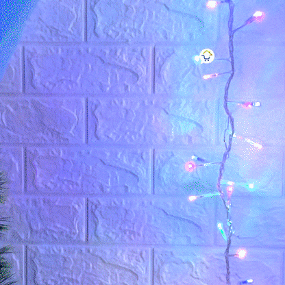 Cortina de Luces LED Navideñas 3.70 x 1.90 Metros Extensión: ¡800 LEDs, Brillo y Magia Multicolor!