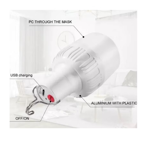 Bombillo Led Recargable con USB buena luz