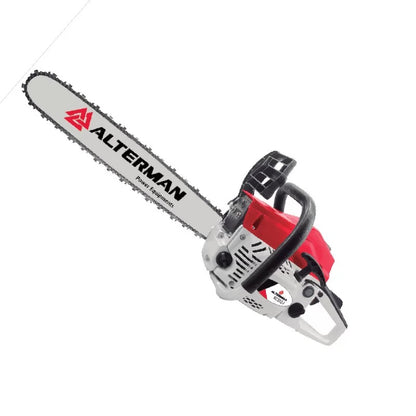 Motosierra a Gasolina 2T 52cc Espada 20" (50cm) Alterman: ¡Potencia y Rendimiento para Tareas Exigentes!