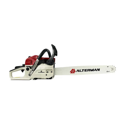 Motosierra a Gasolina 2T 52cc Espada 20" (50cm) Alterman: ¡Potencia y Rendimiento para Tareas Exigentes!