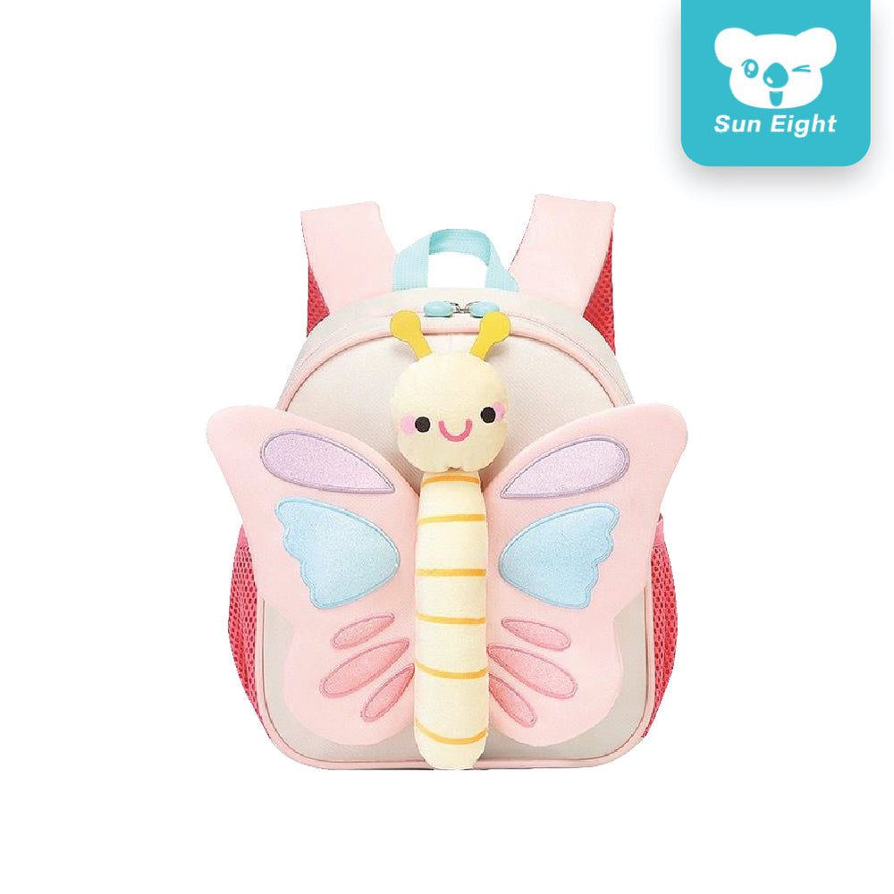 Bolso Morral Infantil de Peluche (26.5cm) con Arnés Anti-Pérdida: Impermeable, Seguro y Suave