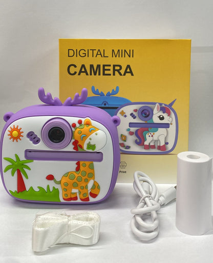 Cámara Digital Infantil Unicornio Mágico: Fotografía, Vídeo e Impresión Instantánea para Niños