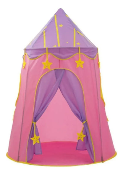 Tienda de Juegos Infantil Tipo Castillo para Niñas 110x110x145 cm: ¡Refugio Mágico, Portátil y Resistente para Interior/Exterior!