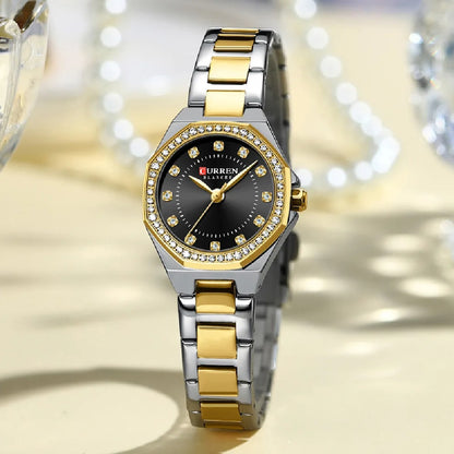 Reloj Curren 9100 para Mujer: Elegancia Compacta y Estilo Atemporal
