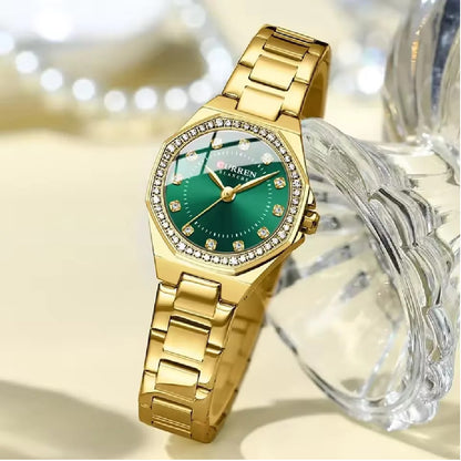 Reloj Curren 9100 para Mujer: Elegancia Compacta y Estilo Atemporal