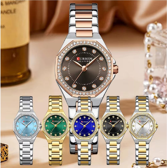 Reloj Curren 9100 para Mujer: Elegancia Compacta y Estilo Atemporal