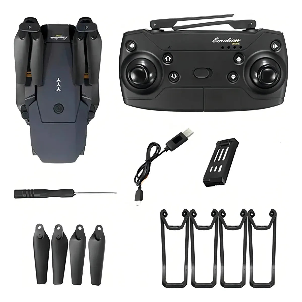 Drone 998 Pro: Cámara Dual 4K, Conexión WiFi y Vuelo Estable