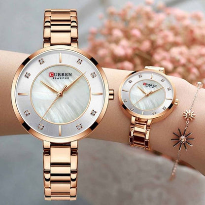 Reloj Curren 9051 para Mujer: Sofisticación Ejecutiva y Diseño de Vanguardia