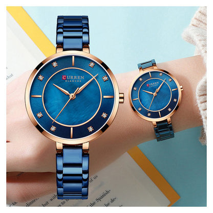 Reloj Curren 9051 para Mujer: Sofisticación Ejecutiva y Diseño de Vanguardia