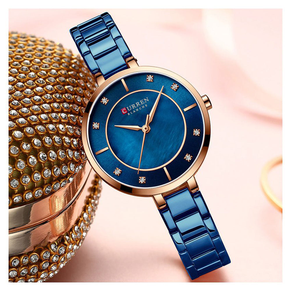 Reloj Curren 9051 para Mujer: Sofisticación Ejecutiva y Diseño de Vanguardia