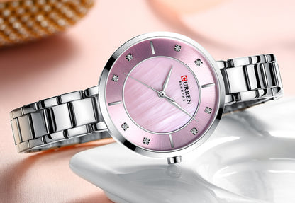 Reloj Curren 9051 para Mujer: Sofisticación Ejecutiva y Diseño de Vanguardia