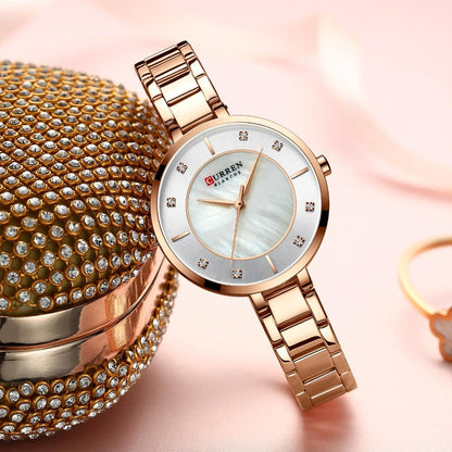 Reloj Curren 9051 para Mujer: Sofisticación Ejecutiva y Diseño de Vanguardia