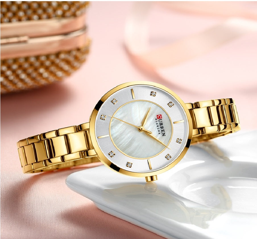 Reloj Curren 9051 para Mujer: Sofisticación Ejecutiva y Diseño de Vanguardia