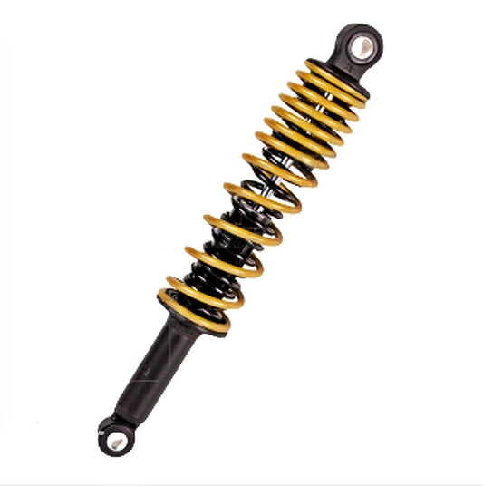 Amortiguador REVO Tipo Original (Doble Espiral Dorado) para Platino 110 Tritec, DRL y 125 DRL (Despacho en 4 a 5 días hábiles)