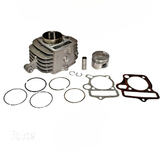 Kit de Cilindro Completo GENUI Calidad Original (Gris) para AKT 125 FLEX (Despacho 4 a 5 días hábiles)