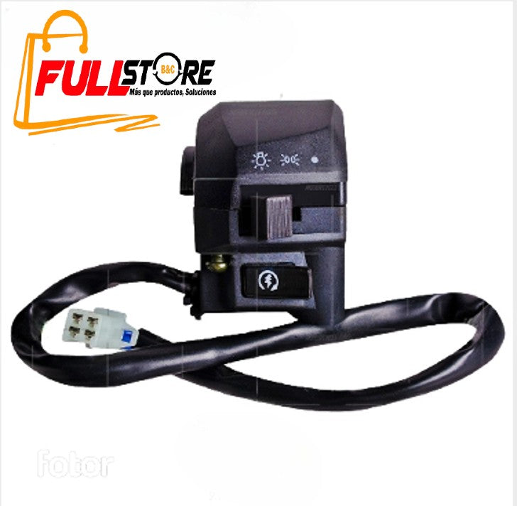 Mando / Comando Derecho GENUI Tipo Original para Yamaha Libero 125 y YBR 125 ESD (Despacho en 4 a 5 días hábiles)