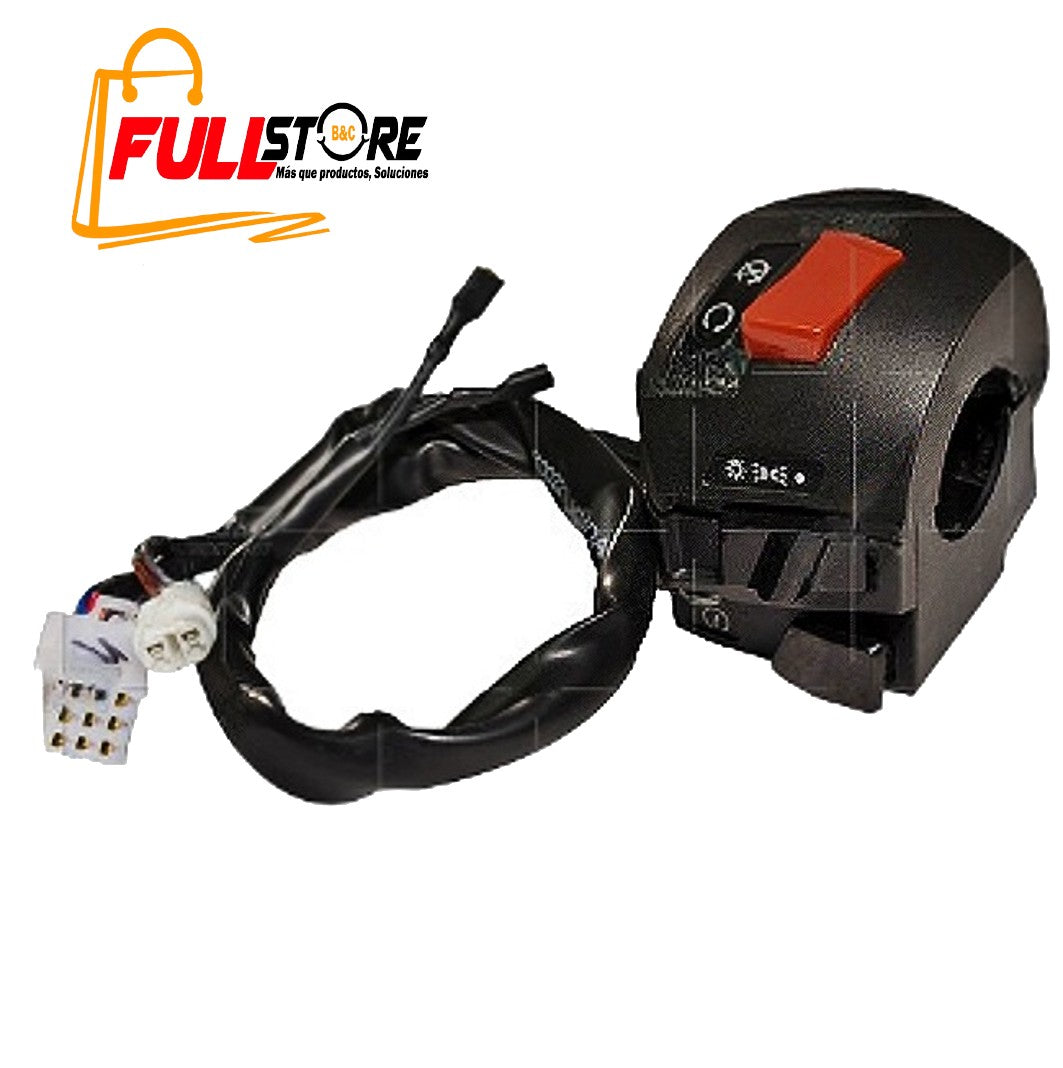 Comando Derecho de Luces y Encendido Genui Parts Calidad Original para Bajaj Pulsar 135 LS - GP - PRO - R - DUO - Pulsar 180 UG
