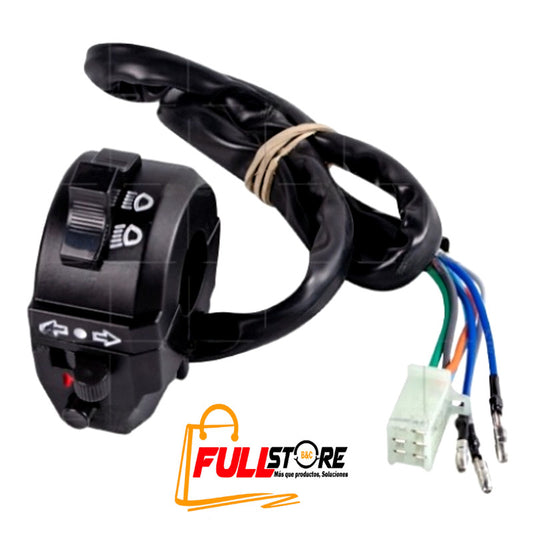 Mando / Comando Izquierdo REVO Tipo Original para AKT AK 125 Sport y AK 125 SL (Despacho en 4 a 5 días hábiles)