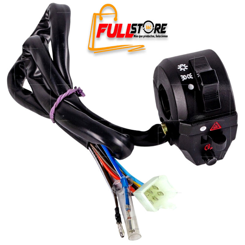 Mando / Comando Derecho con Apagador REVO Tipo Original para AKT 125 Sport y 125 SL (Despacho en 4 a 5 días hábiles)