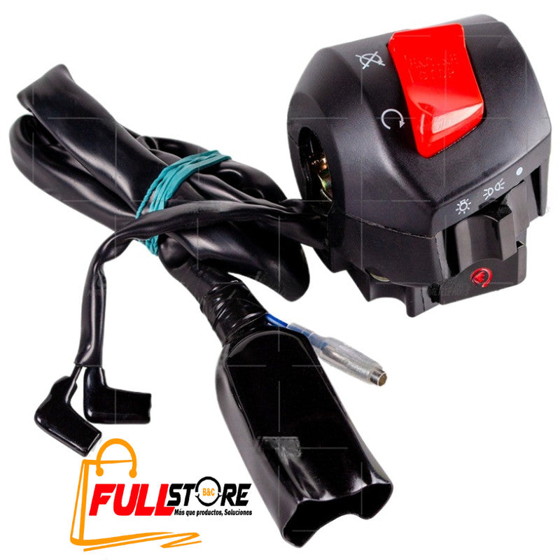 Mando / Comando Derecho con Apagador REVO Tipo Original para AKT NKD 125 (Despacho en 4 a 5 días hábiles)