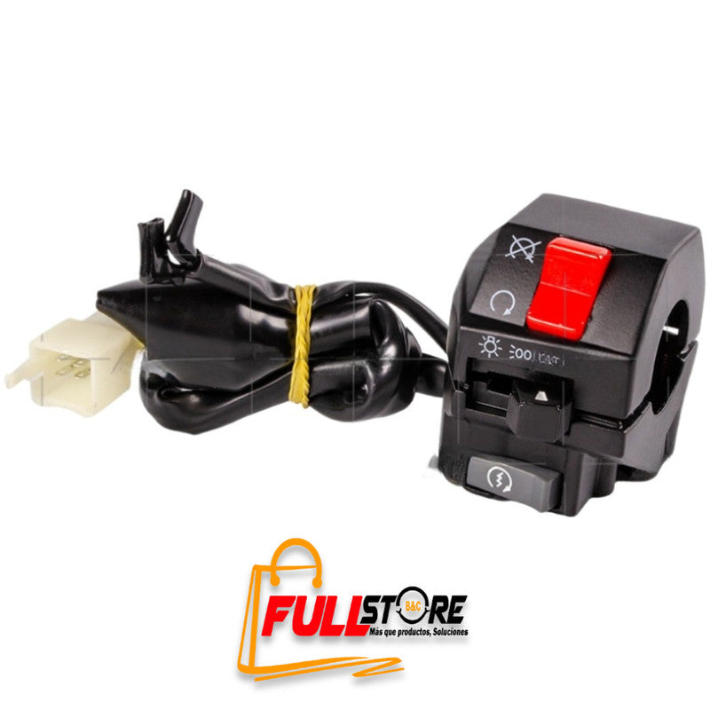 Mando / Comando Derecho con Apagador y RUN REVO Tipo Original para AKT TTR 180/200 y TTX 180/200 (Despacho en 4 a 5 días hábiles)