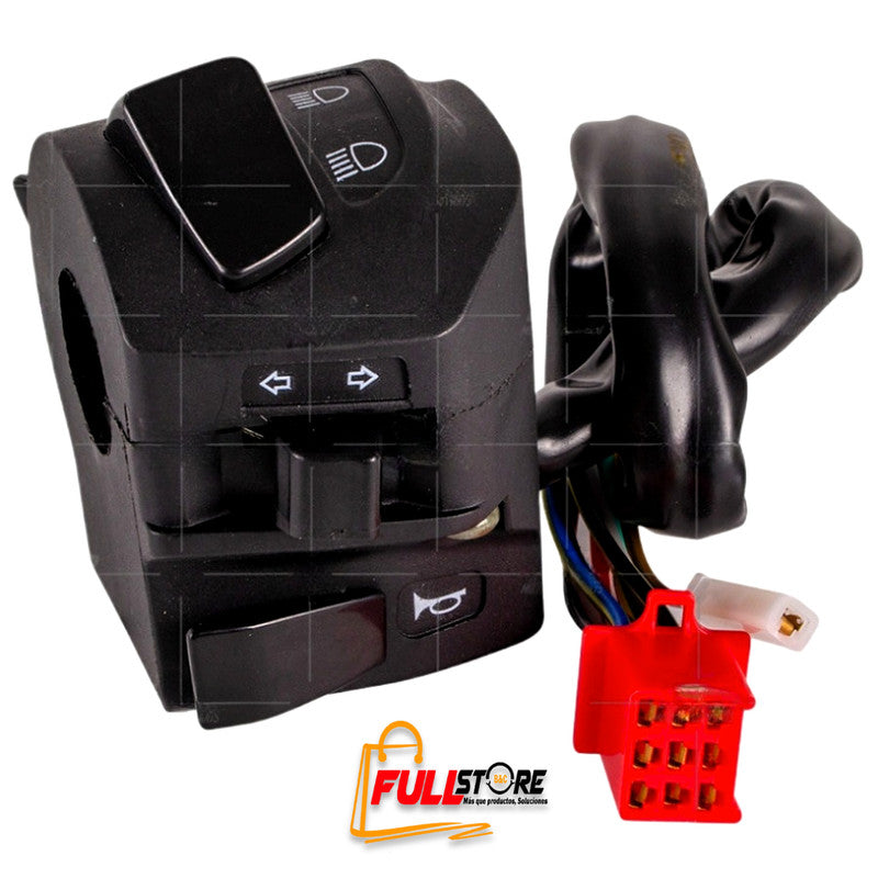 Mando / Comando Izquierdo (2 Conectores) REVO Tipo Original para Bajaj Pulsar 135 /180 UG /GT /150 UG (Despacho en 4 a 5 días hábiles)