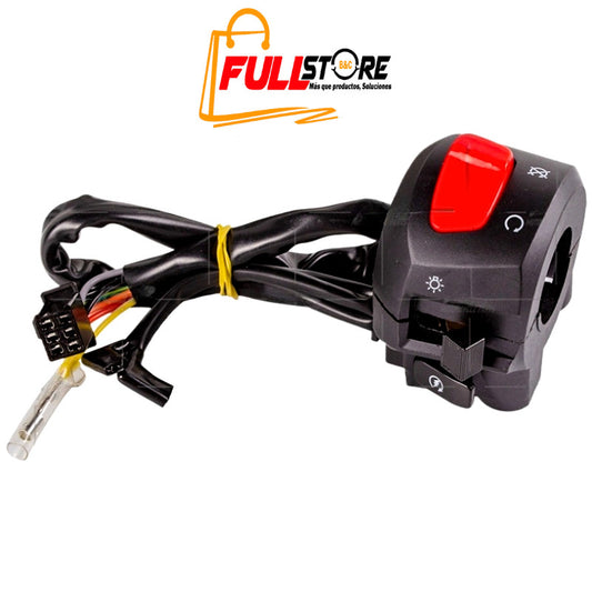 Mando / Comando Derecho con Apagador y RUN REVO Tipo Original para Suzuki GN 125 Euro II (7 Cables) (Despacho en 4 a 5 días hábiles)