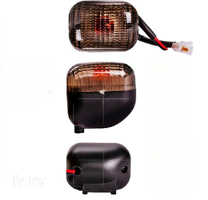 Par Direccionales Delanteras Humo Revo Tipo Original Izquierda y Derecha para Yamaha BWS 125X 2