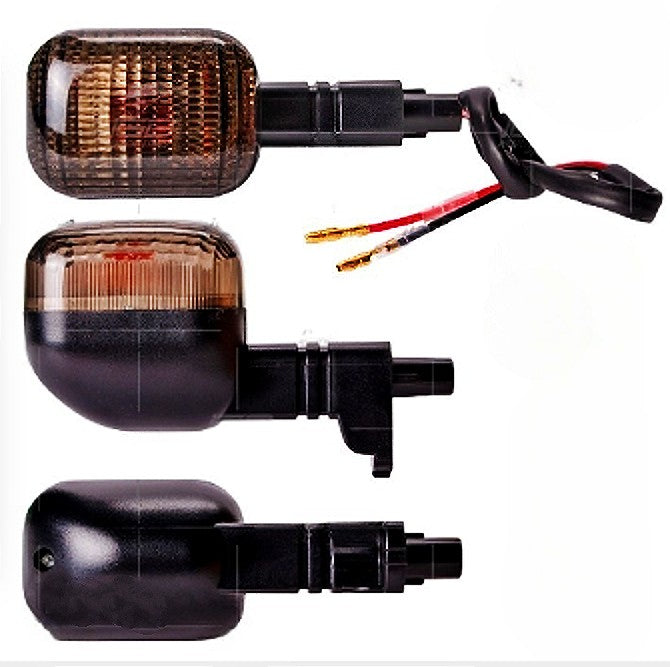 Par Direccionales Traseras Humo Revo Tipo Original Izquierda y Derecha para Yamaha BWS 125X (Modelos Carburados)