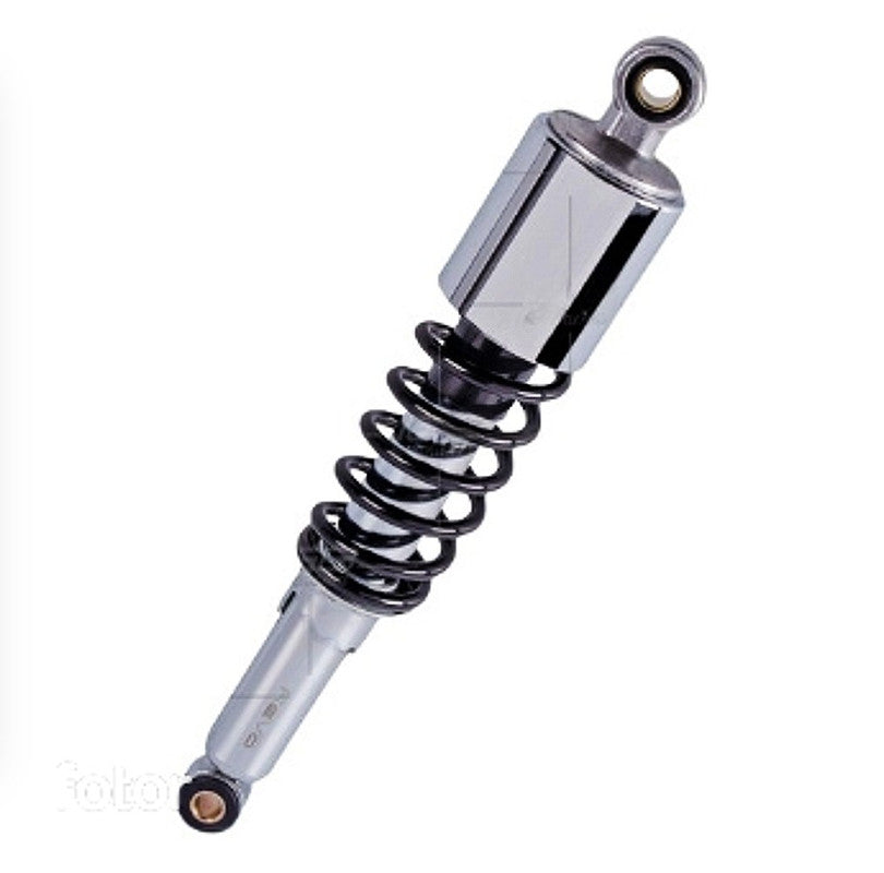 Amortiguador REVO Tipo Original (Cromado con Espiral Negro) para Yamaha RX 115, S, 125, 135 y RX 100 (Despacho en 4 a 5 días hábiles)