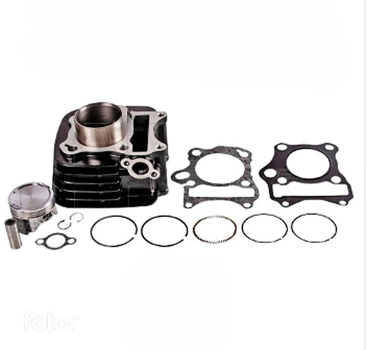 Cilindro Completo Negro para Motocicleta Suzuki Hayate 110 - Marca REVO (Tipo Original) (Despacho 4 a 5 días hábiles)