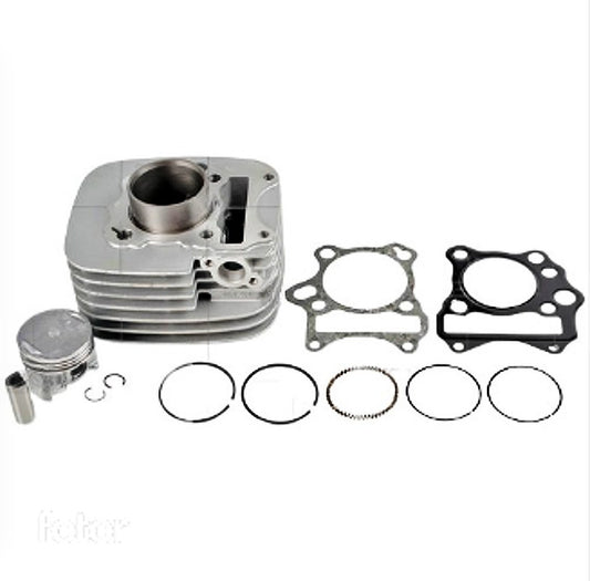 Cilindro Completo Gris (Grande) para Motocicleta Suzuki AX 4, AX 4 Evolution - Marca REVO (Tipo Original) (Despacho 4 a 5 días hábiles)