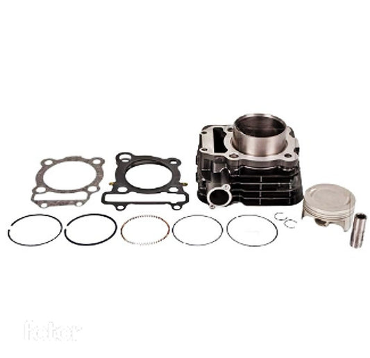 Cilindro Completo Negro para Motocicleta Yamaha FZ 25, XTZ 250, YBR 250, Fazer 250 - Marca REVO (Tipo Original) (Despacho 4 a 5 días hábiles)