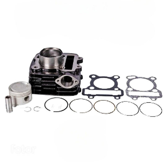 Cilindro Completo Negro para Motocicleta TVS 100 KLS, TVS Sport, TVS Star - Marca REVO (Tipo Original) (Despacho 4 a 5 días hábiles)