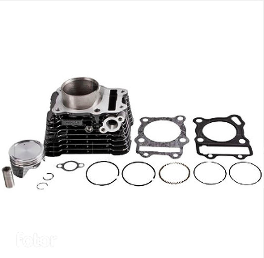 Cilindro Completo Negro para Motocicleta Suzuki Gixxer 150, Gixxer 150 SF - Marca REVO (Tipo Original) (Despacho 4 a 5 días hábiles)
