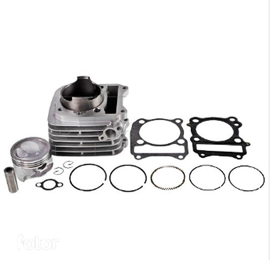 Cilindro Completo Gris para Motocicleta Suzuki DR 200, QMR 200 - Marca REVO (Tipo Original) (Despacho 4 a 5 días hábiles)